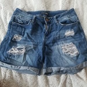 Distressed fashion nova shorts
